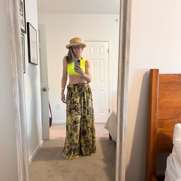 Free People Take It Easy Lounge Pants Boho Relaxed Fit Cozy Soft - Picture 5 of 9